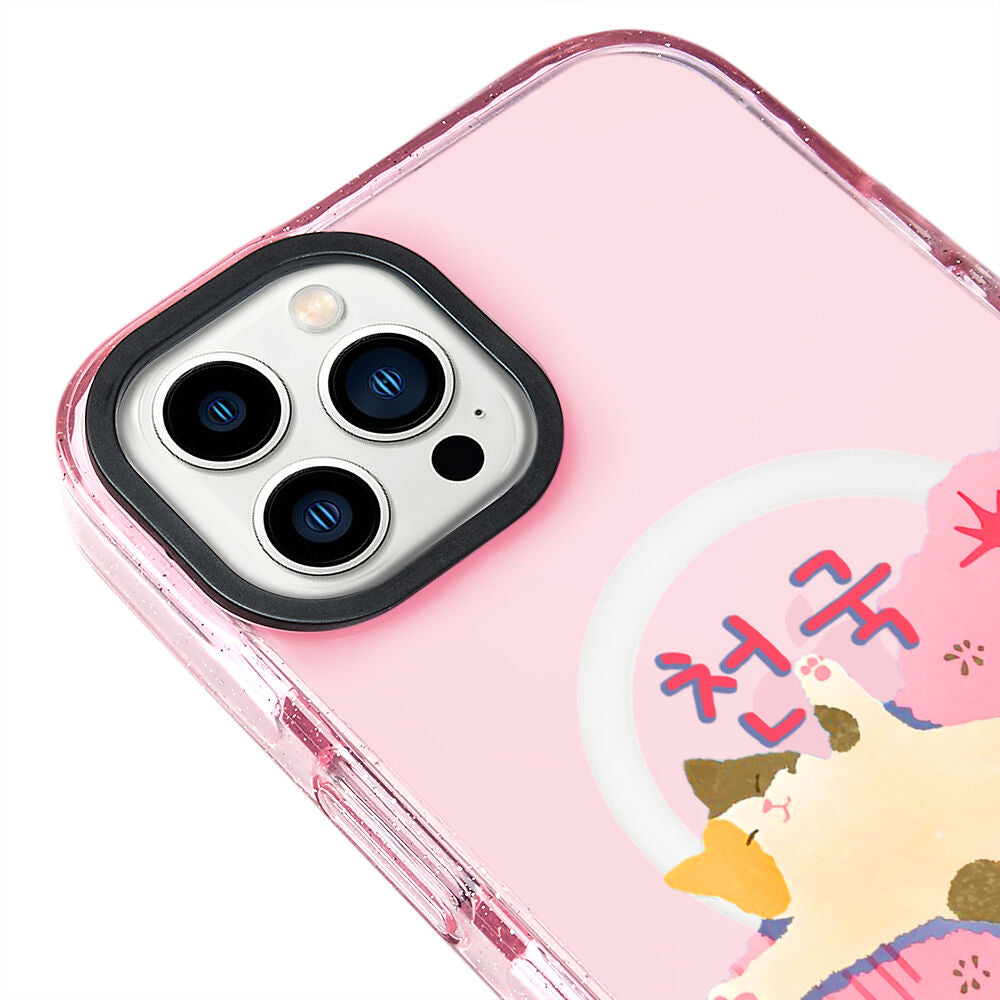 MagsafeliArtycaseSimliPembe