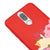 Huawei Mate 10 Lite Cat Sleeping Telefon Kılıfı - Renkli Silikon - Kırmızı