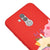 Huawei Mate 20 Lite Cat Sleeping Telefon Kılıfı - Renkli Silikon - Kırmızı