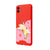 Samsung A05 Cat Sleeping Telefon Kılıfı - Renkli Silikon - Kırmızı