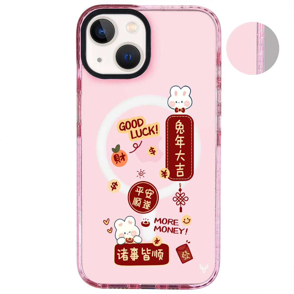 MagsafeliArtycaseSimliPembe