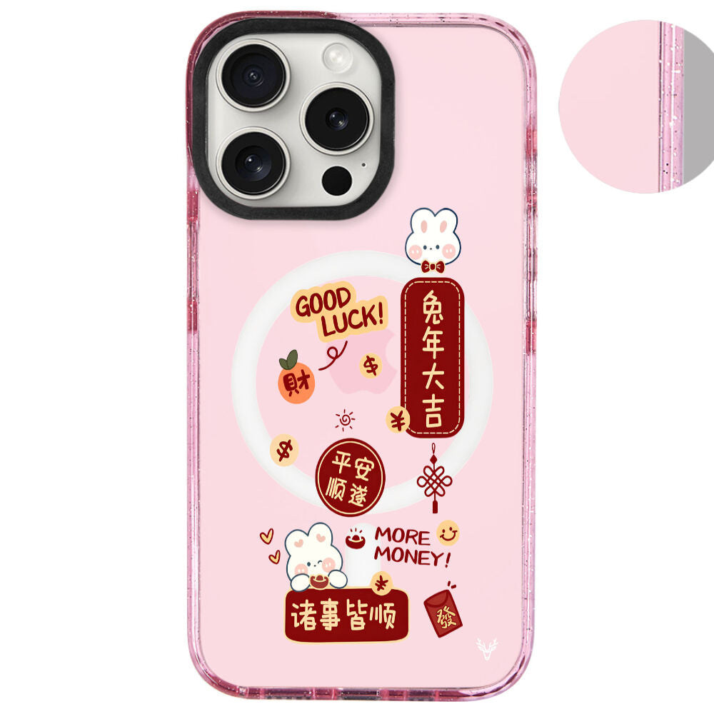 MagsafeliArtycaseSimliPembe