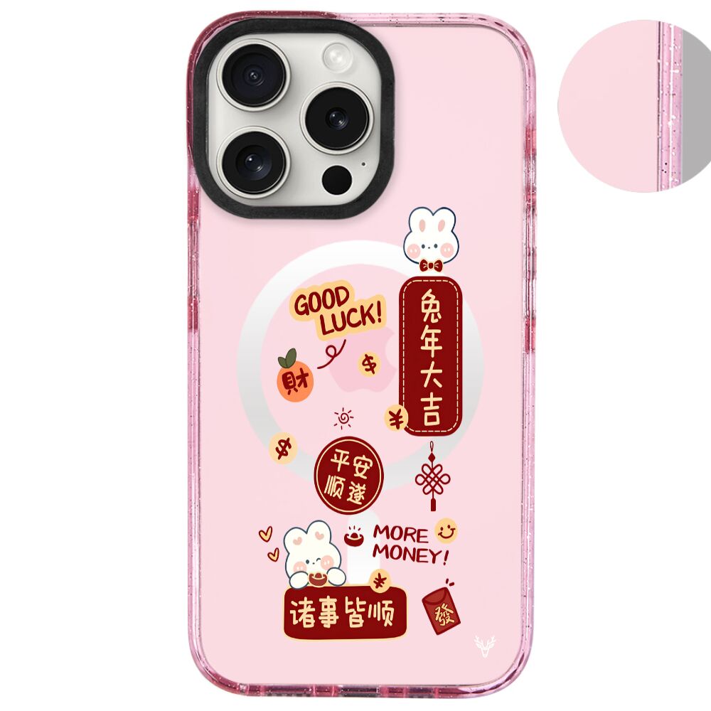 MagsafeliArtycaseSimliPembe