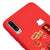 Samsung A70 Good Luck Money Telefon Kılıfı - Renkli Silikon - Kırmızı