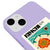 iPhone 14 Kimchi Telefon Kılıfı - Renkli Silikon - Lila
