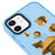 iPhone 11 Gimbap Cat Telefon Kılıfı - Artycase - Azure