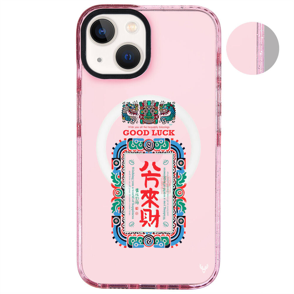 MagsafeliArtycaseSimliPembe