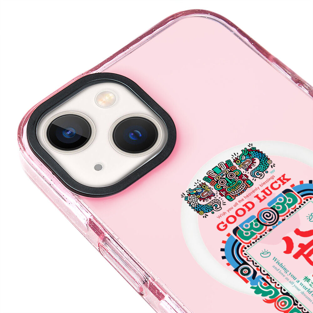 MagsafeliArtycaseSimliPembe