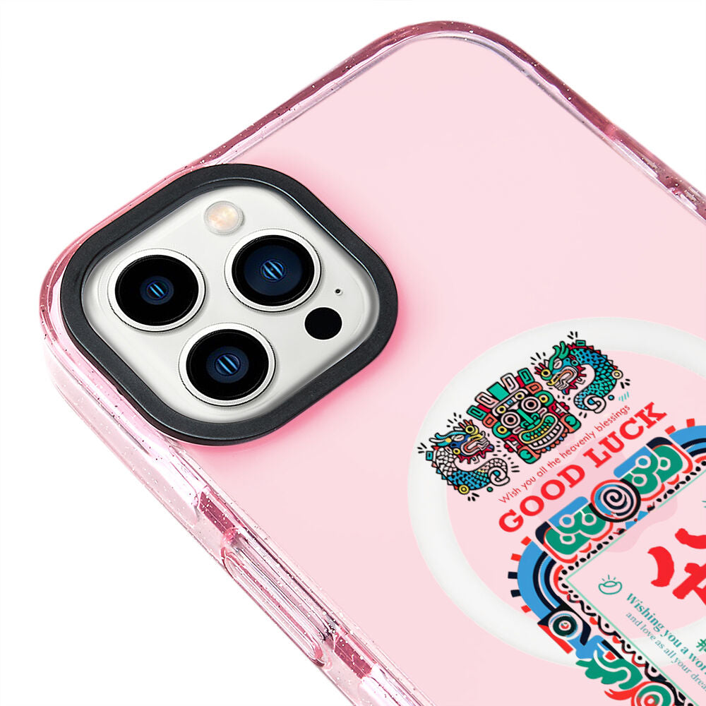 MagsafeliArtycaseSimliPembe