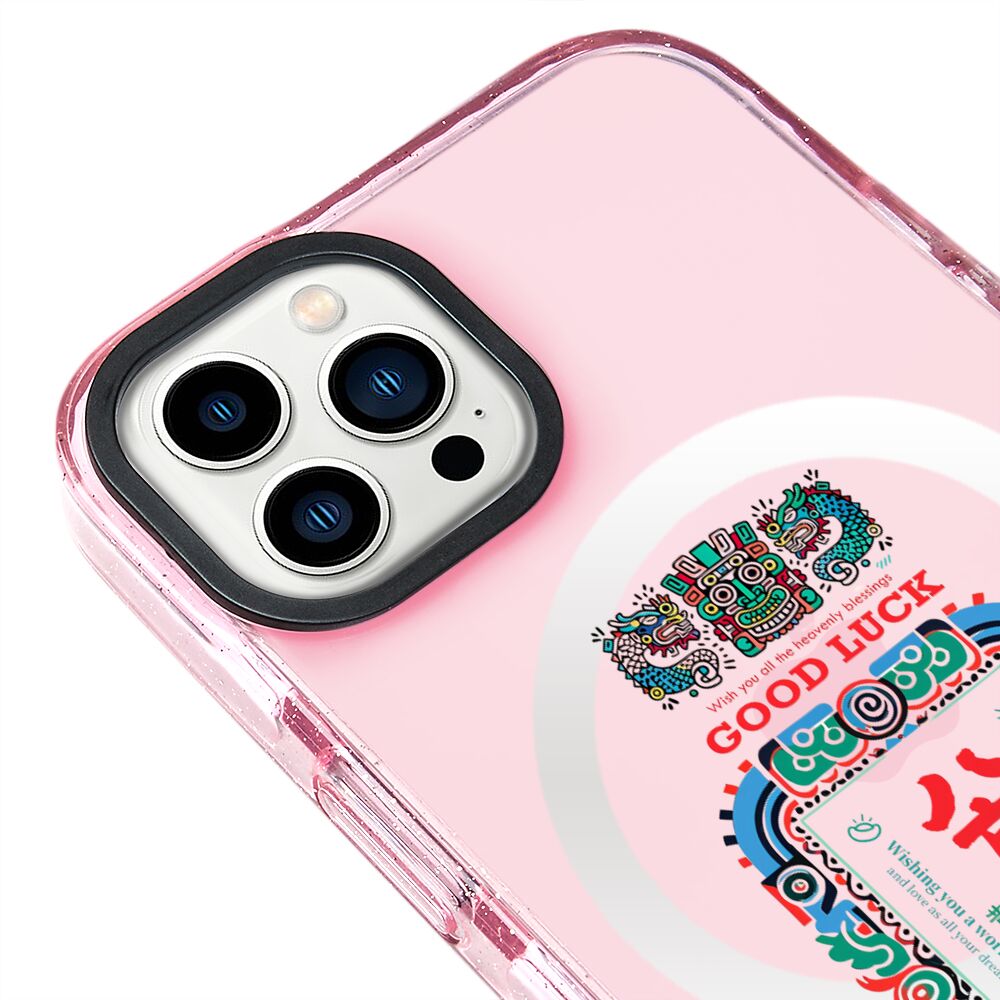 MagsafeliArtycaseSimliPembe