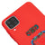 Samsung A12 Good Luck Happiness Telefon Kılıfı - Renkli Silikon - Kırmızı