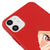 iPhone 11 Slant Eyes Telefon Kılıfı - Renkli Silikon - Kırmızı