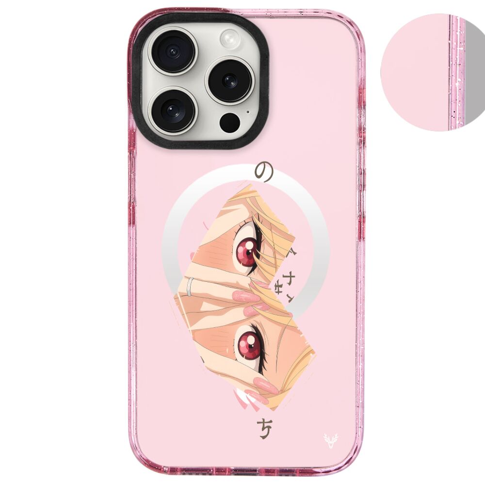 MagsafeliArtycaseSimliPembe