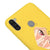 Samsung M11 Slant Eyes Telefon Kılıfı - Renkli Silikon - Sarı
