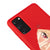 Samsung S20 Slant Eyes Telefon Kılıfı - Renkli Silikon - Kırmızı