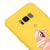 Samsung S8 Slant Eyes Telefon Kılıfı - Renkli Silikon - Sarı