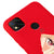 Xiaomi Redmi 9c Slant Eyes Telefon Kılıfı - Renkli Silikon - Kırmızı