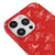 iPhone 16 Pro Max Sessiz Melekler Telefon Kılıfı - Renkli Silikon - Kırmızı