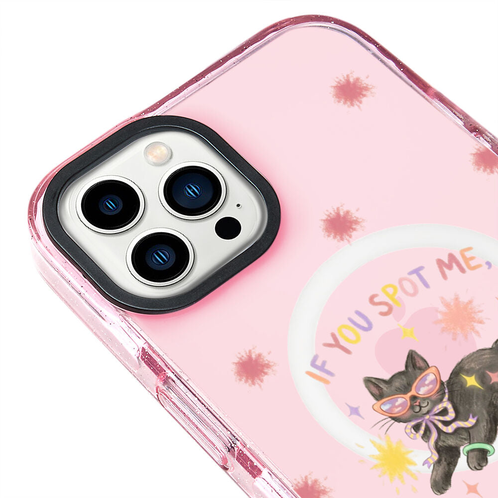 MagsafeliArtycaseSimliPembe