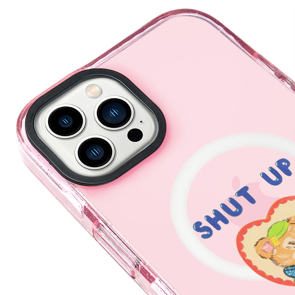 MagsafeliArtycaseSimliPembe