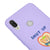 Xiaomi Redmi Note 7 Shut Up For a Bit Telefon Kılıfı - Renkli Silikon - Lila