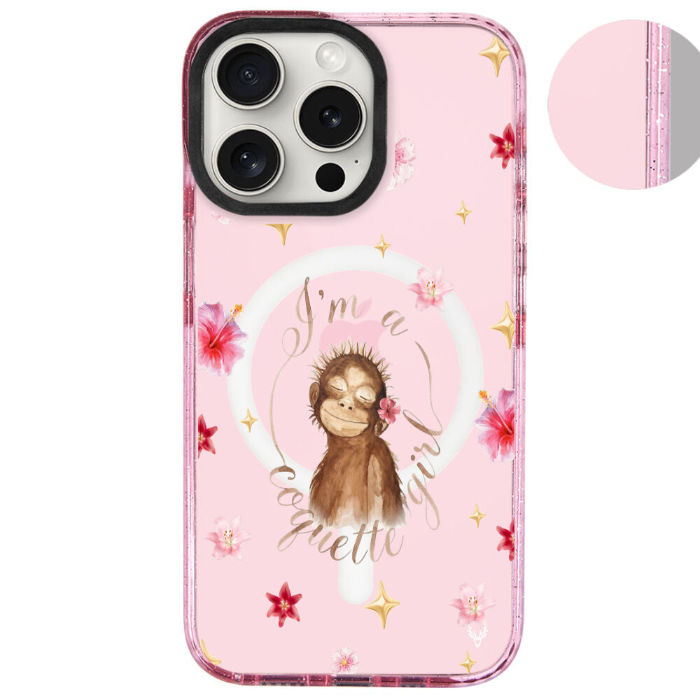 MagsafeliArtycaseSimliPembe