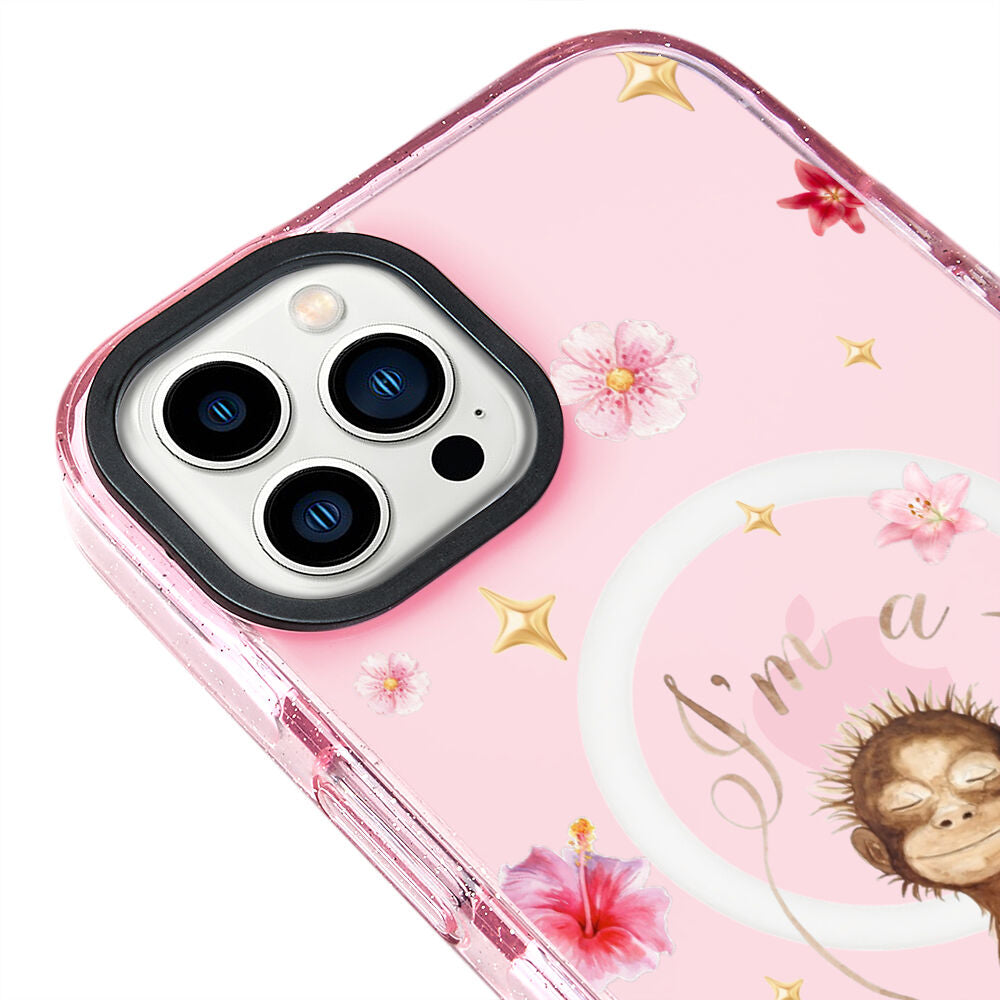 MagsafeliArtycaseSimliPembe