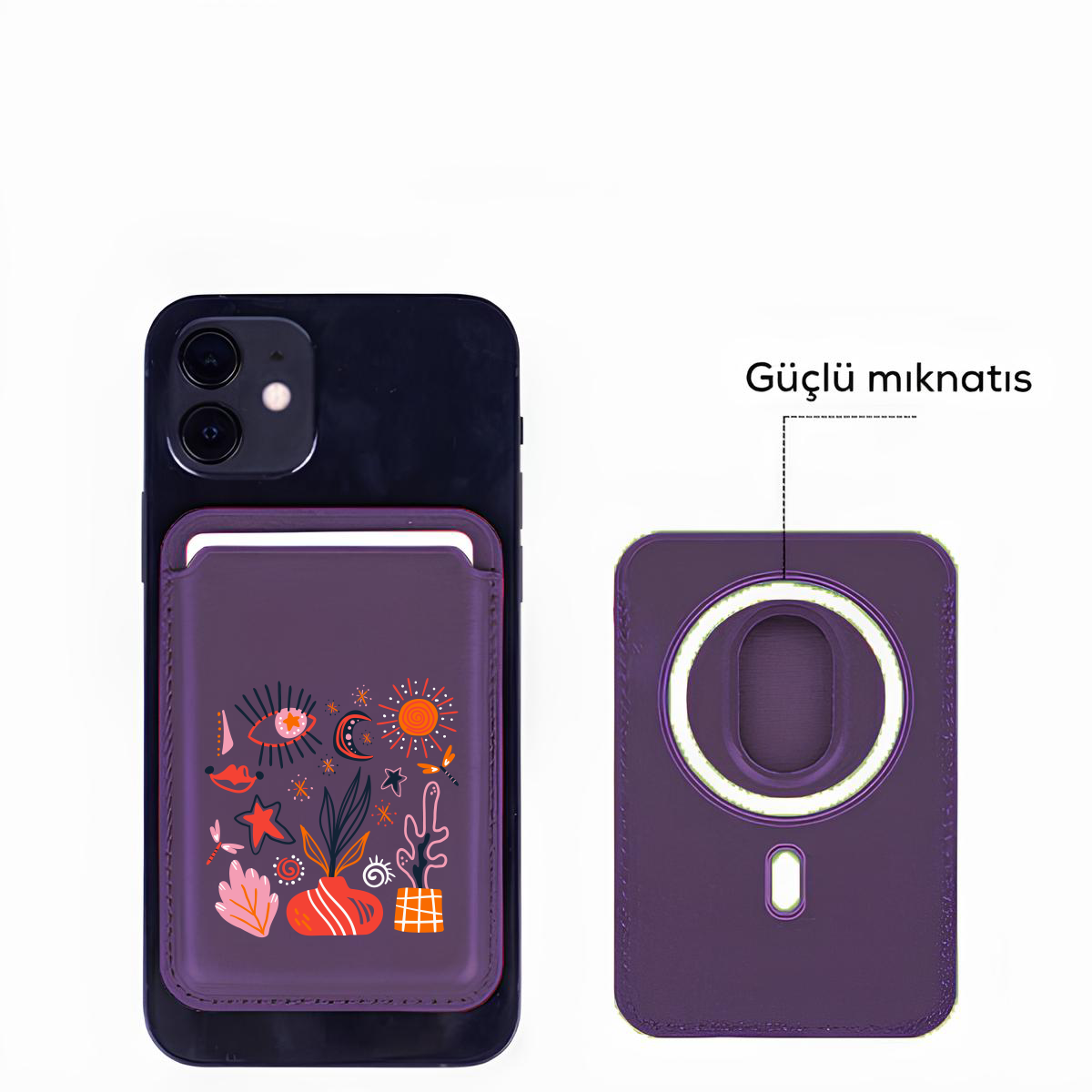 Apple iPhone Red Figures Cardsafe Kartlık