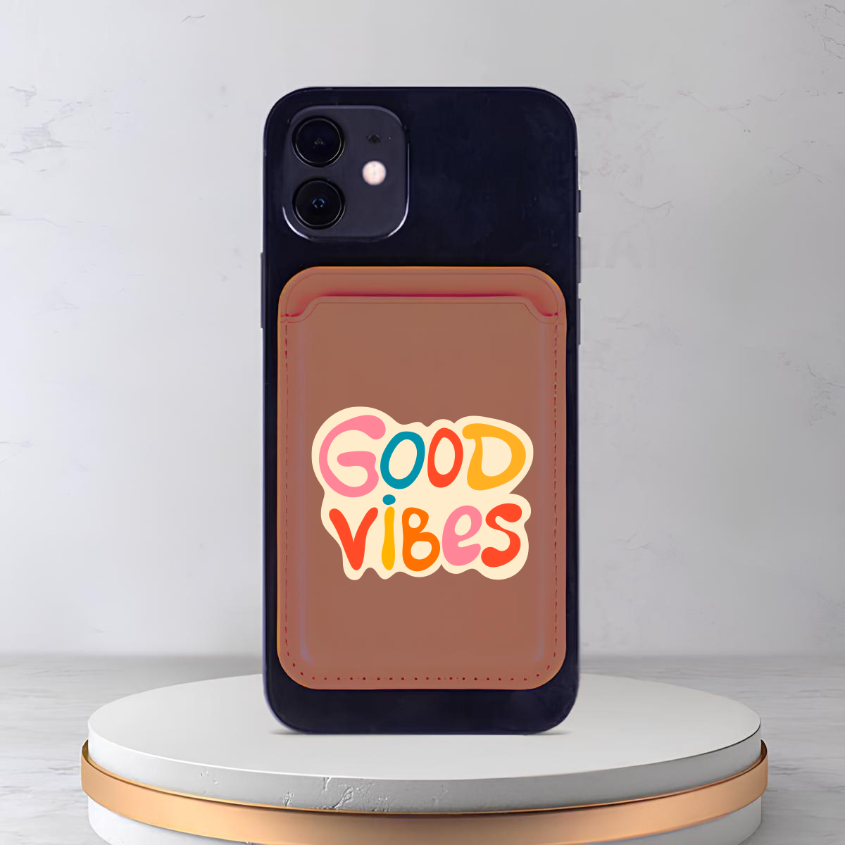 Apple iPhone Good Vibes Colors Cardsafe Kartlık