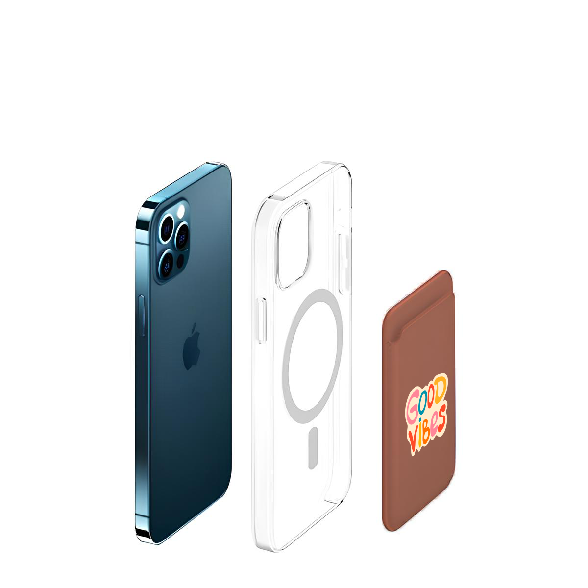 Apple iPhone Good Vibes Colors Cardsafe Kartlık