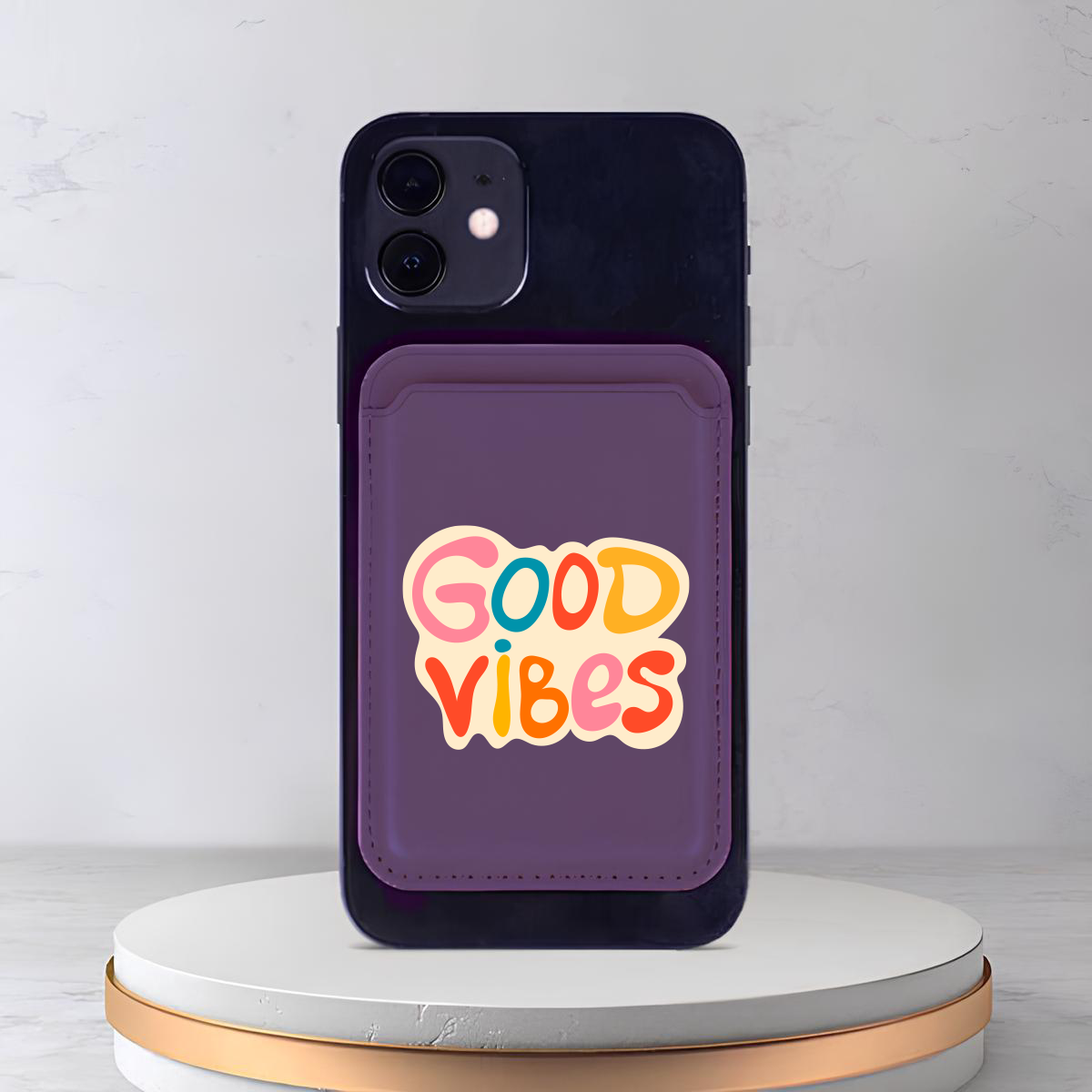 Apple iPhone Good Vibes Colors Cardsafe Kartlık