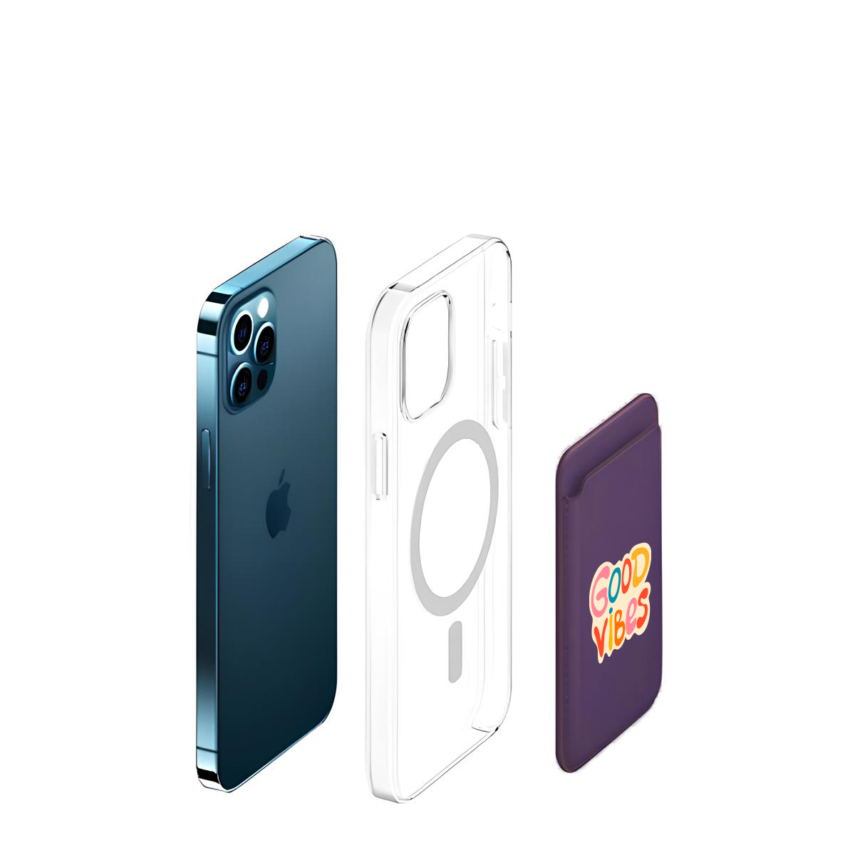 Apple iPhone Good Vibes Colors Cardsafe Kartlık