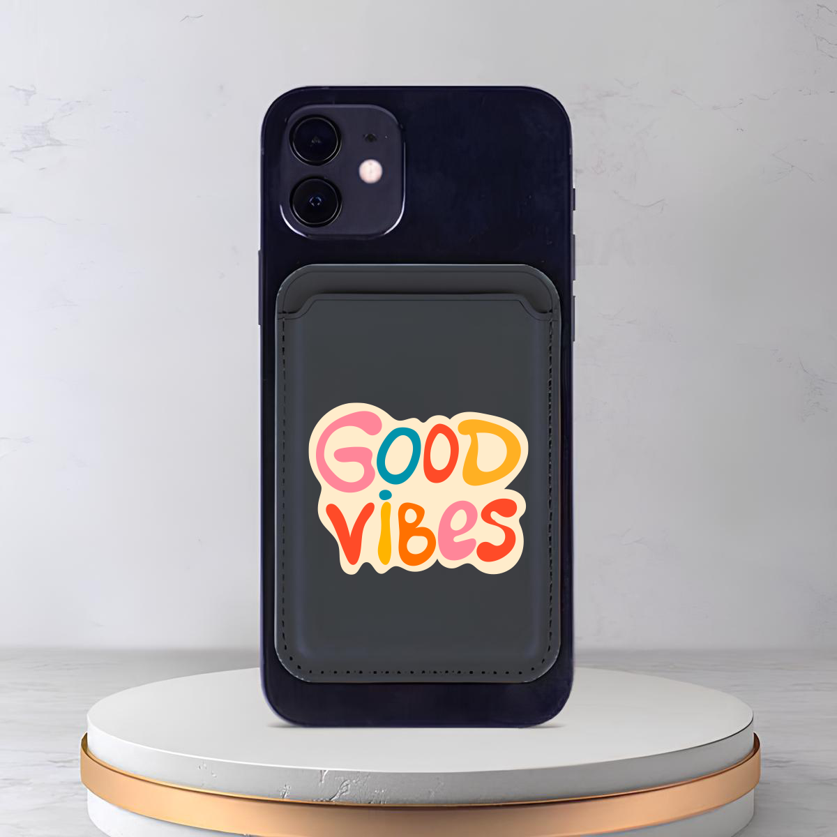 Apple iPhone Good Vibes Colors Cardsafe Kartlık