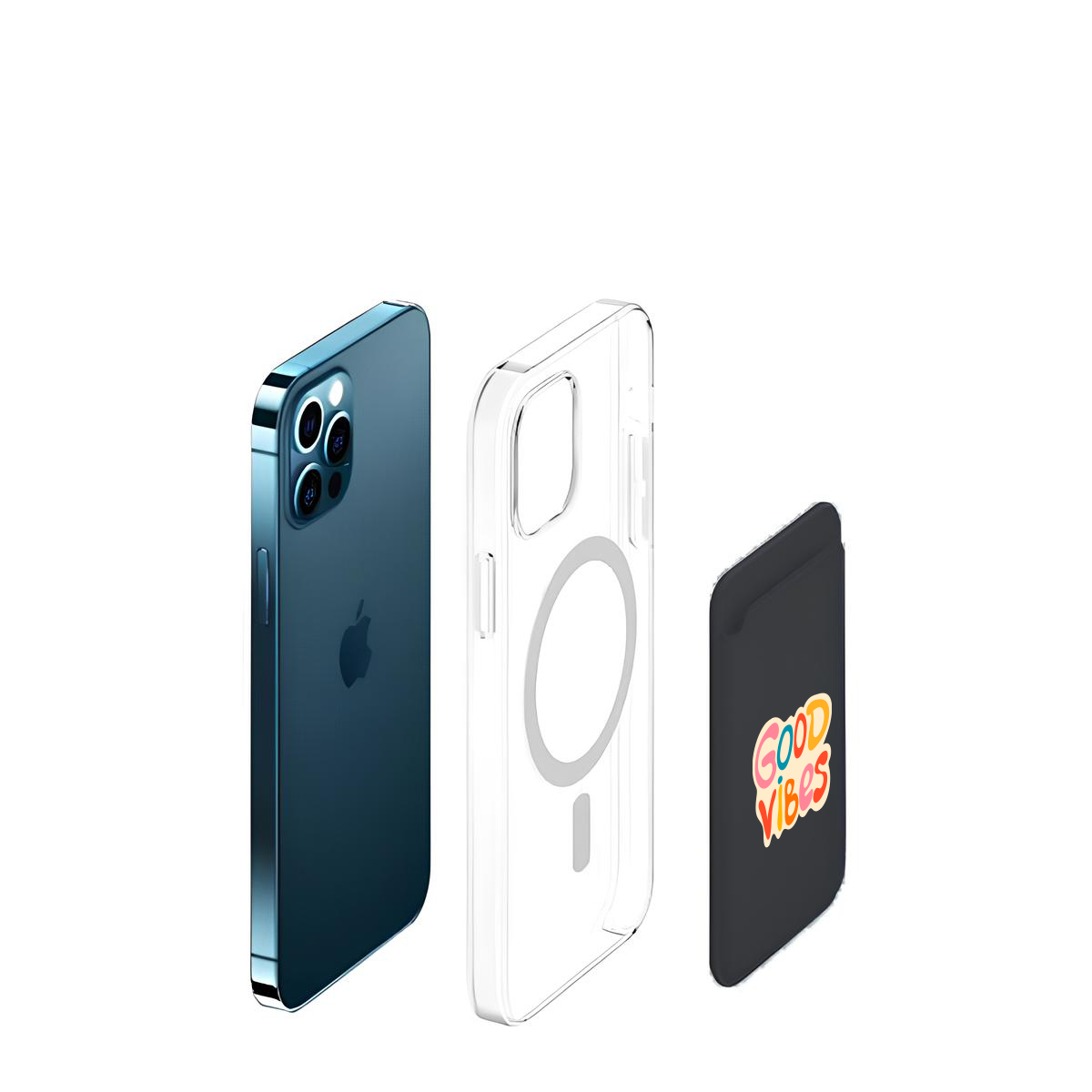 Apple iPhone Good Vibes Colors Cardsafe Kartlık