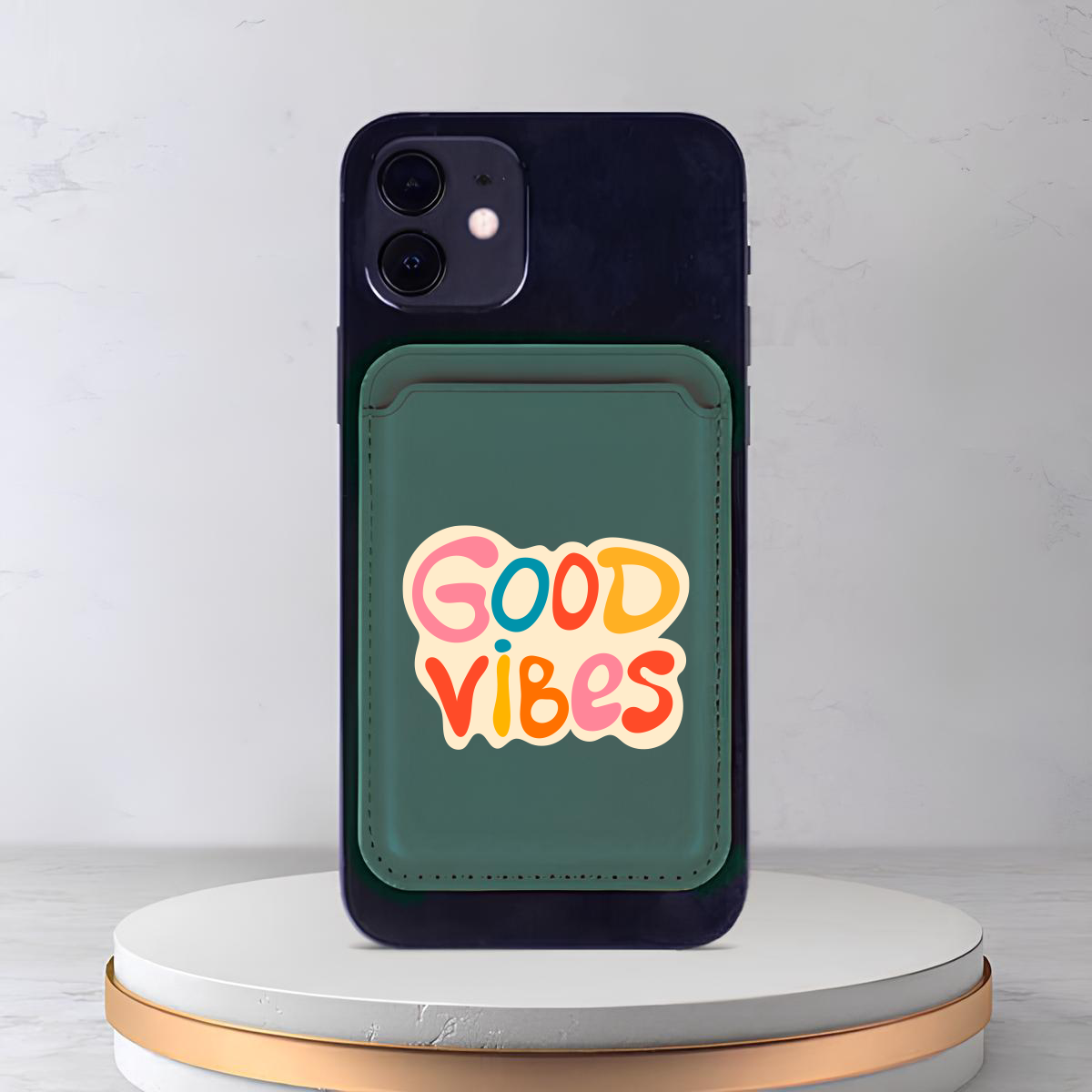 Apple iPhone Good Vibes Colors Cardsafe Kartlık