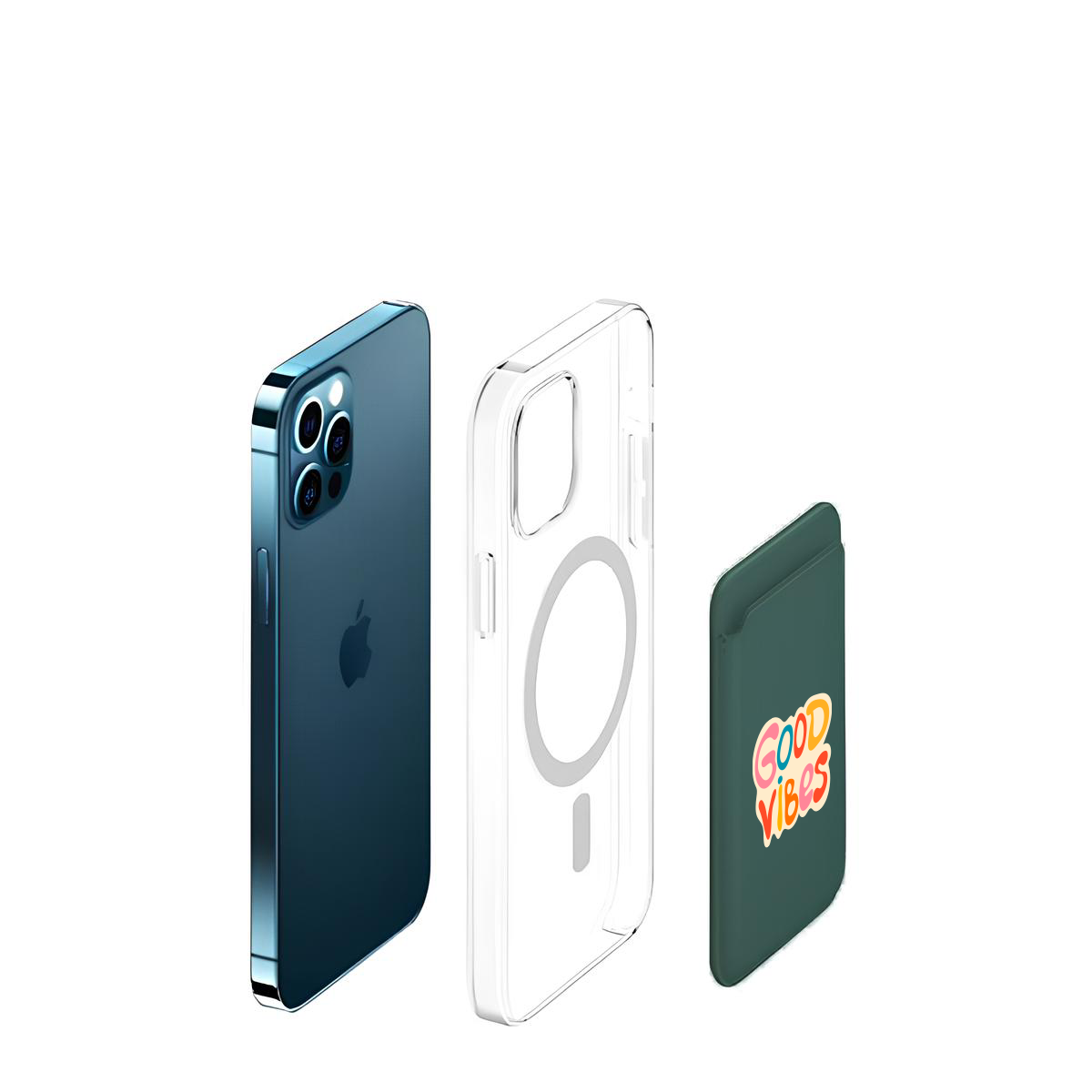 Apple iPhone Good Vibes Colors Cardsafe Kartlık