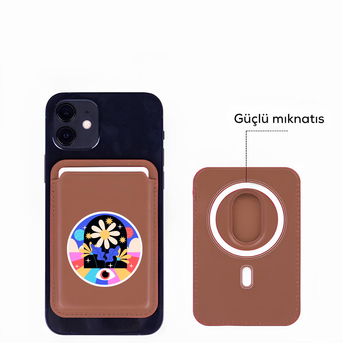 Apple iPhone Rainbow Garden Cardsafe Kartlık