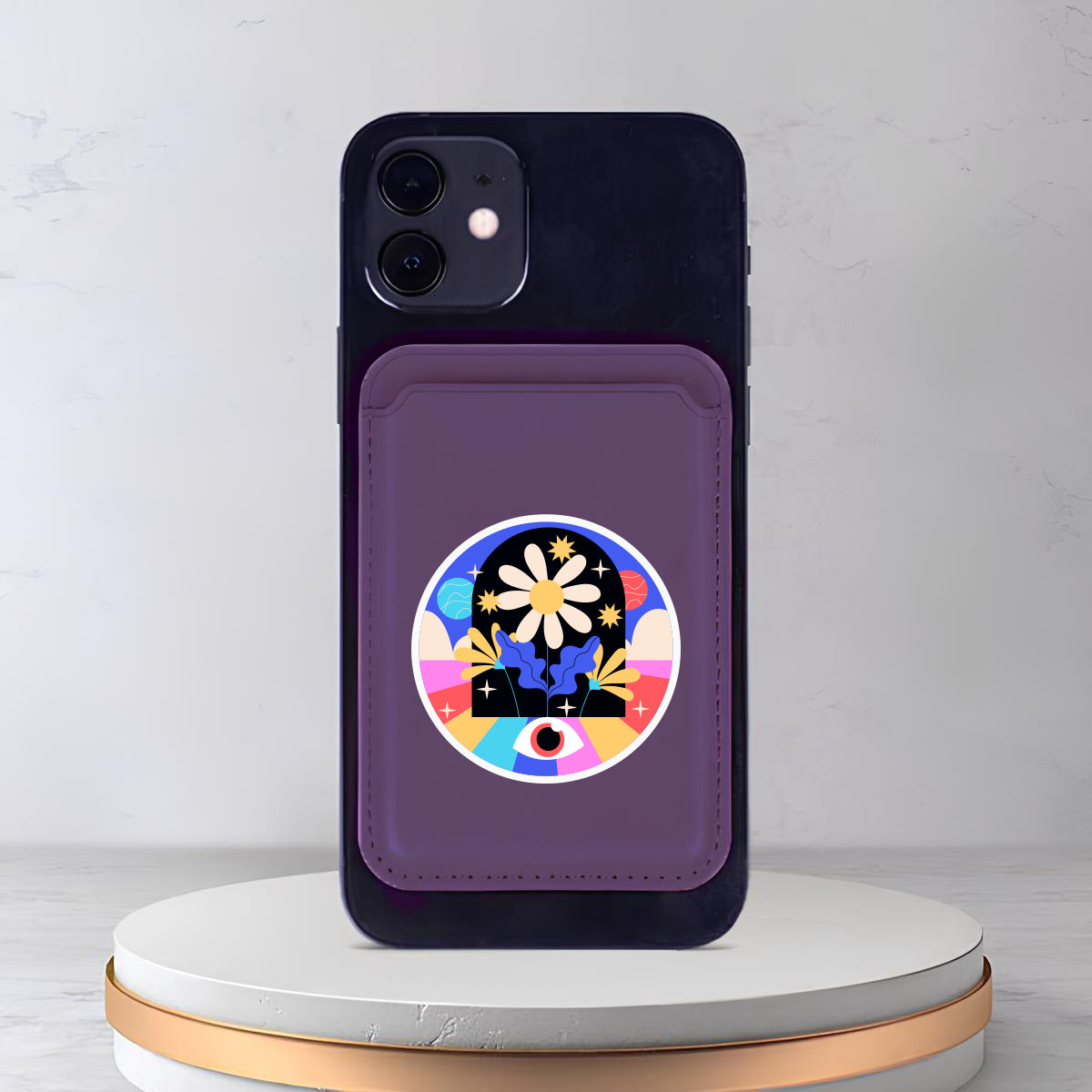Apple iPhone Rainbow Garden Cardsafe Kartlık