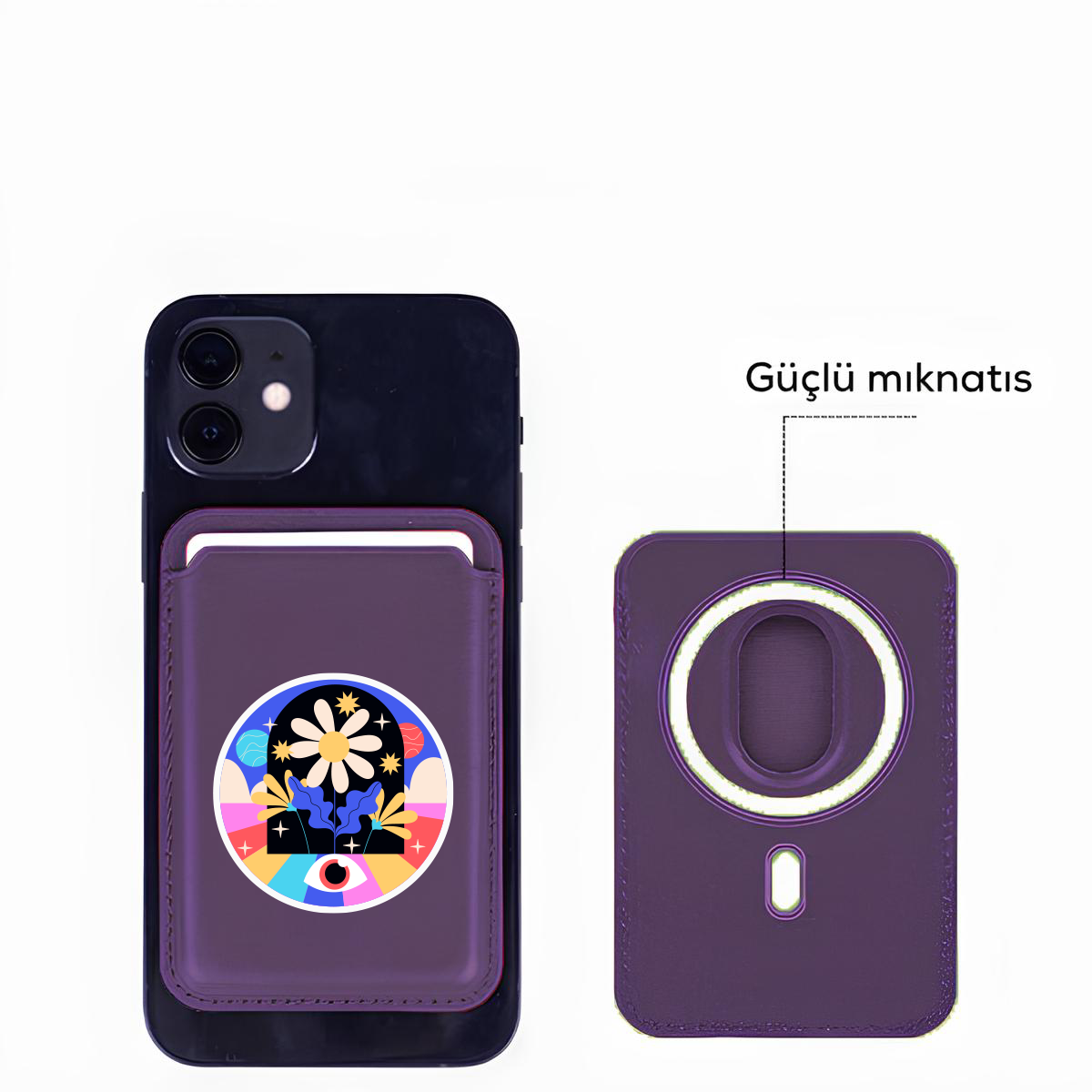 Apple iPhone Rainbow Garden Cardsafe Kartlık