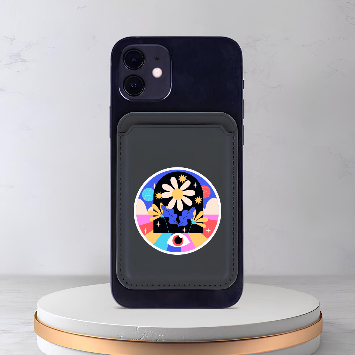 Apple iPhone Rainbow Garden Cardsafe Kartlık