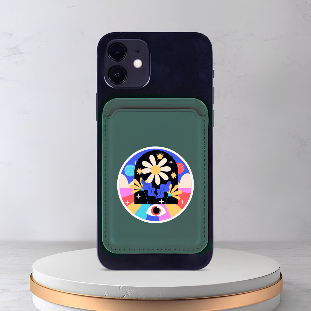 Apple iPhone Rainbow Garden Cardsafe Kartlık