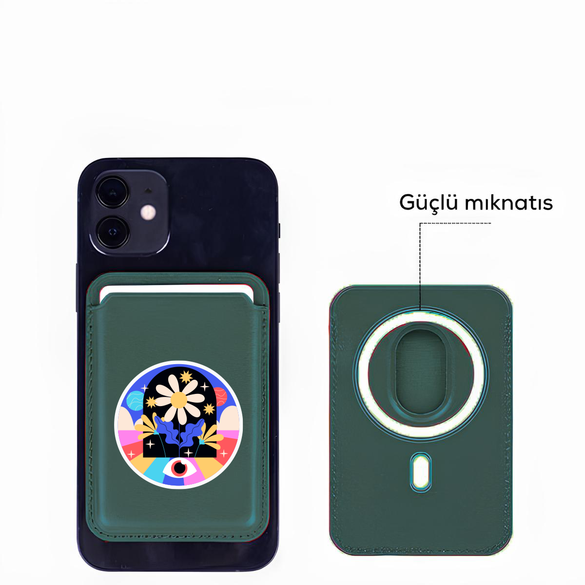 Apple iPhone Rainbow Garden Cardsafe Kartlık