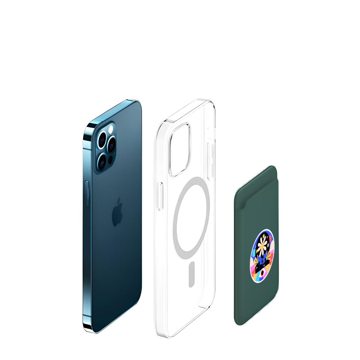Apple iPhone Rainbow Garden Cardsafe Kartlık