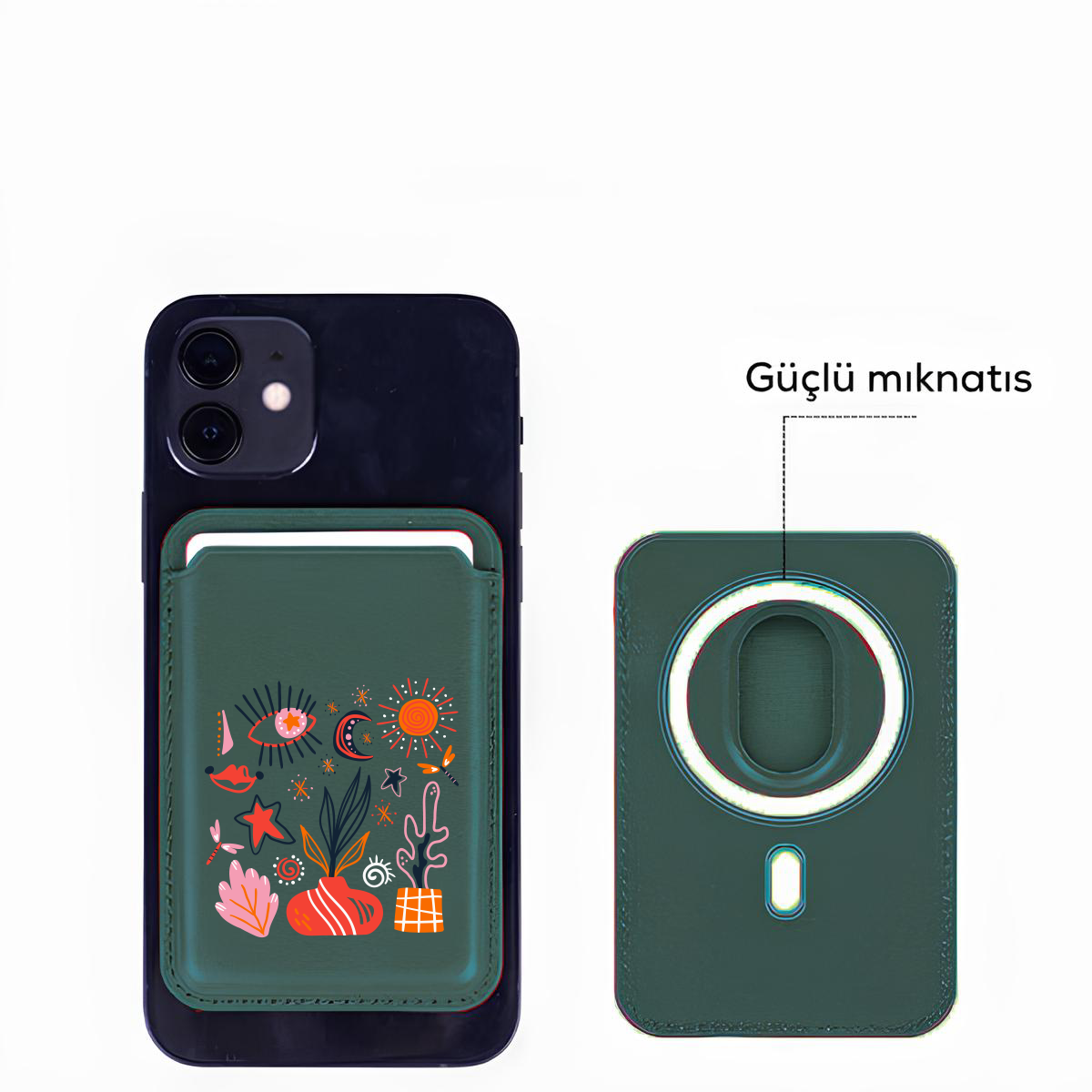 Apple iPhone Red Figures Cardsafe Kartlık