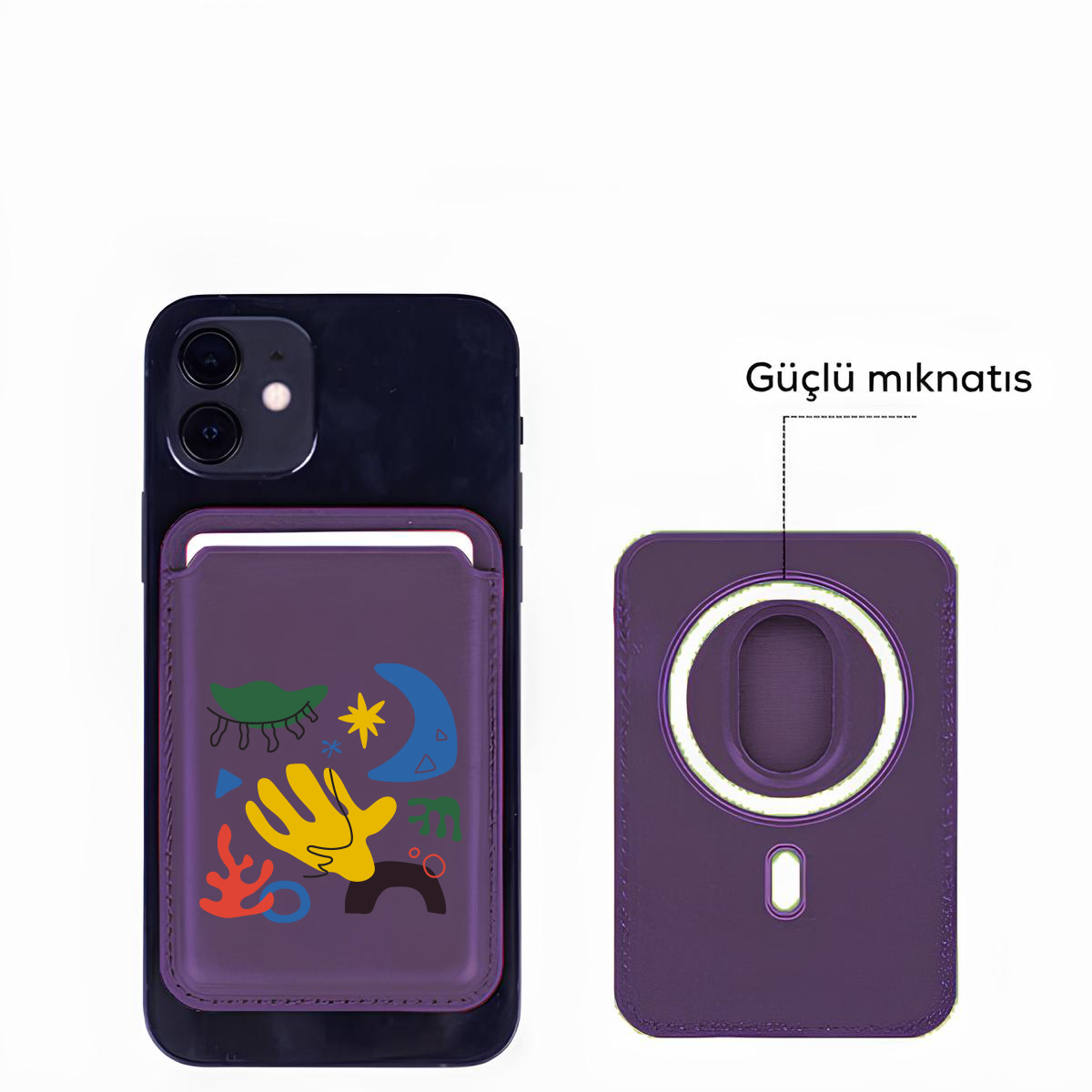 Apple iPhone Moon Star Cardsafe Kartlık