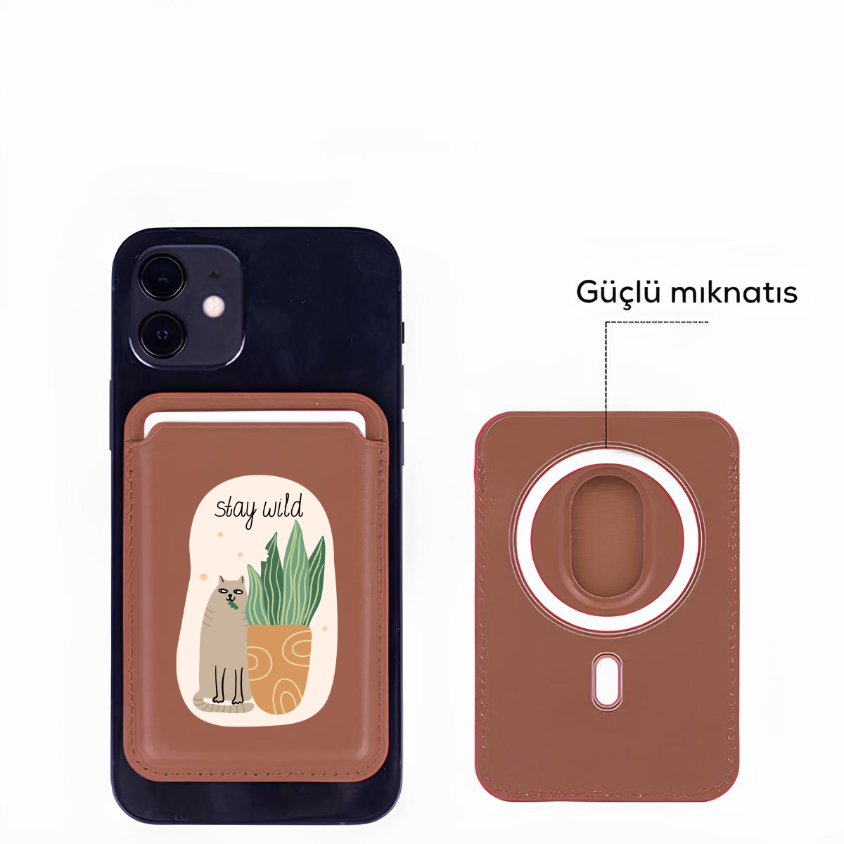 Apple iPhone Stay Wild Cardsafe Kartlık