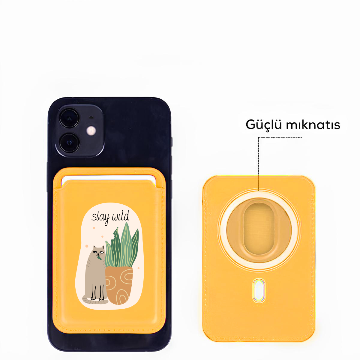 Apple iPhone Stay Wild Cardsafe Kartlık