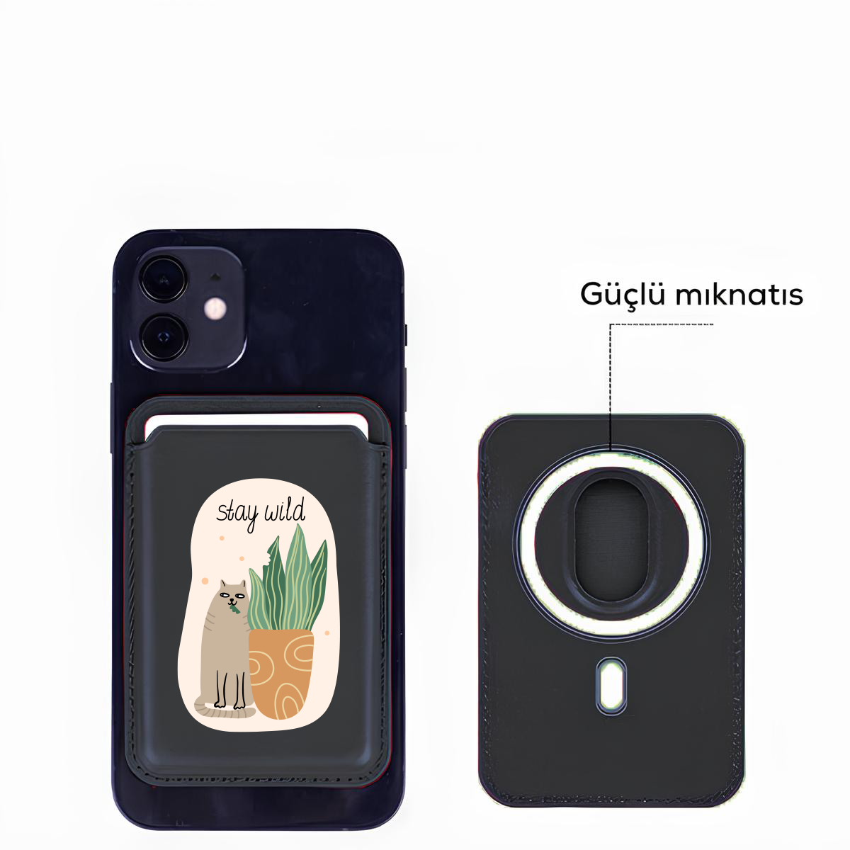 Apple iPhone Stay Wild Cardsafe Kartlık