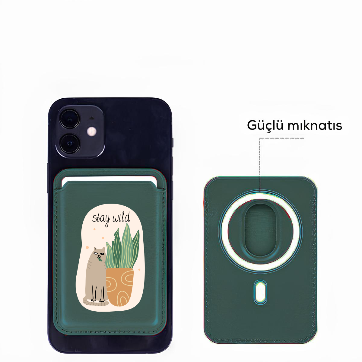 Apple iPhone Stay Wild Cardsafe Kartlık