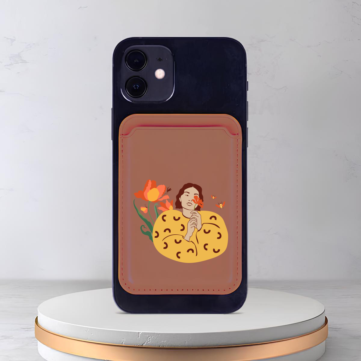 Apple iPhone Bird Flower Cardsafe Kartlık
